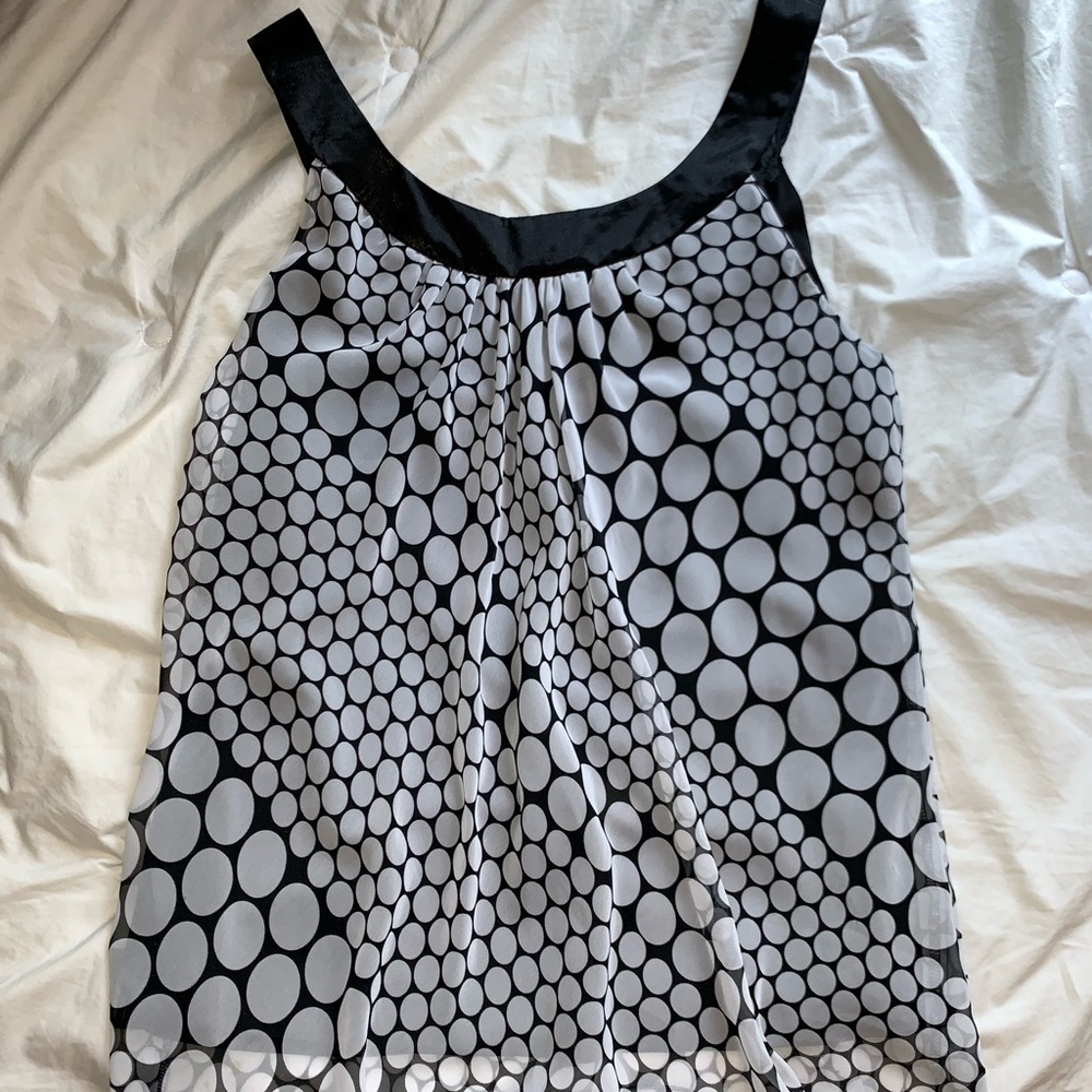 Polka dot tank top